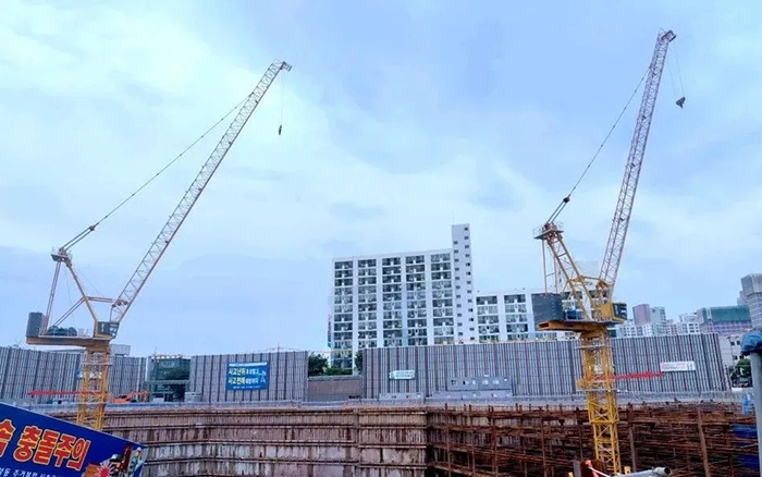 闪耀韩国 | 龙8头号玩家塔机深耕海外高端市场